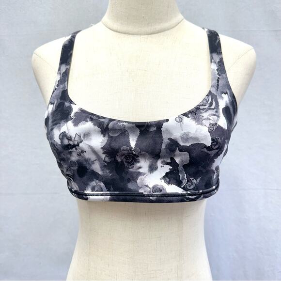 Lululemon Free To Be Zen Bra Mini Obscurred Black Dusty Mauve/Black size 8 - Picture 1 of 14
